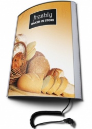 Curved Front Poster Light Box